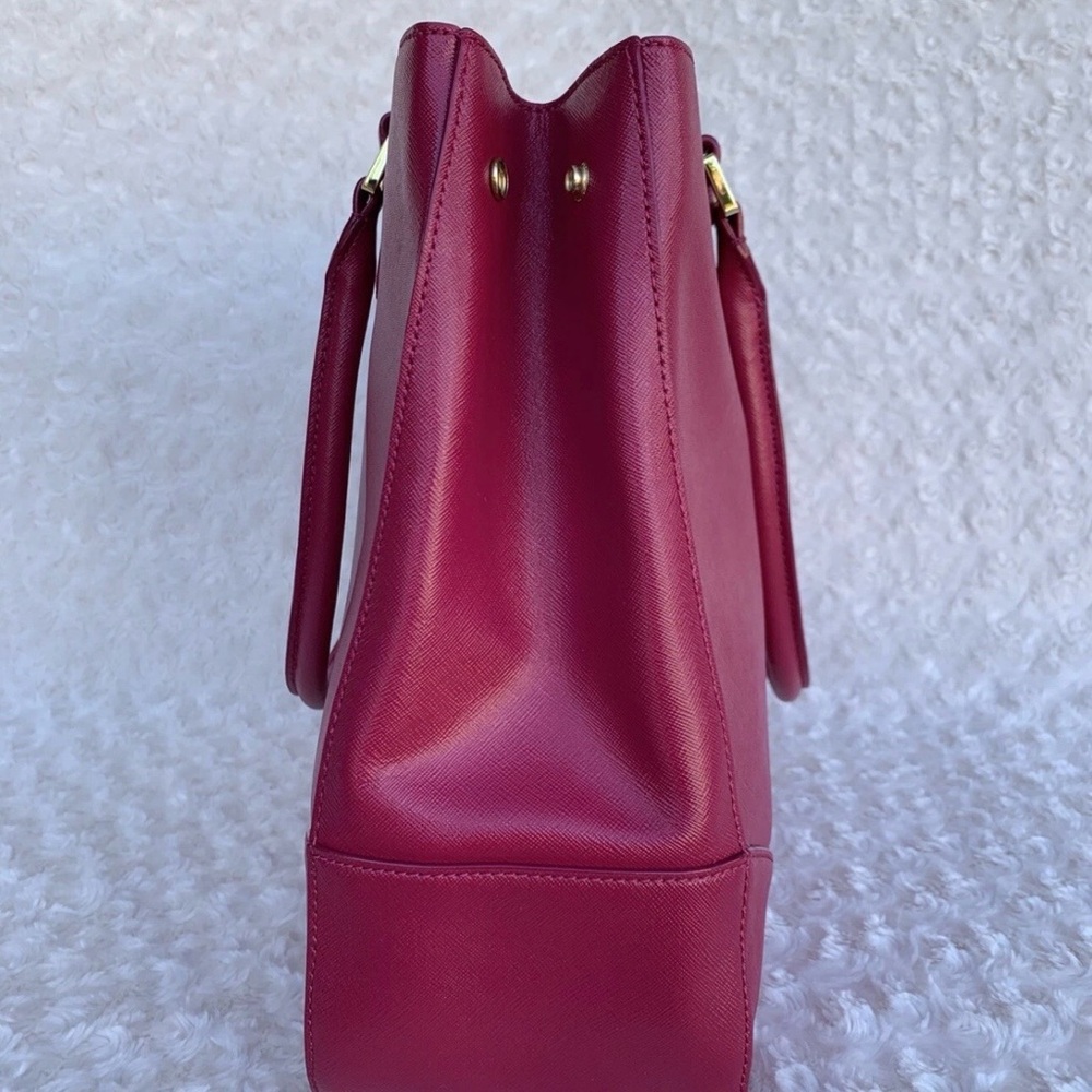 NWT Tory Burch Robinson East West Tote - Raspberry - Picture 7 of 8